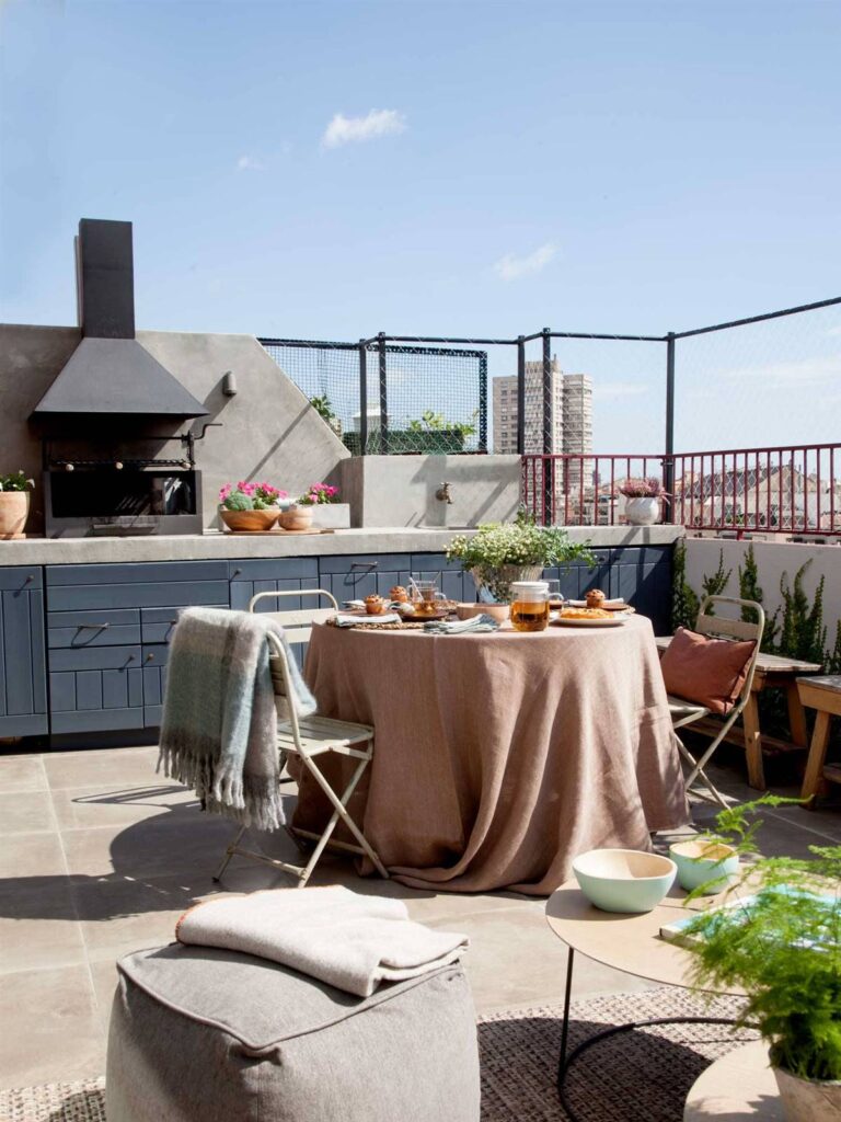 +20 ideas para construir terrazas con cocinas exteriores parte III
