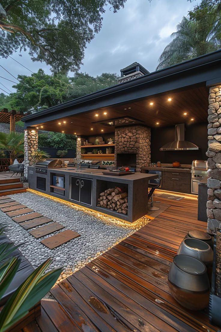 Ideas de terrazas con cocina y horno. - TERRAZAS CASA